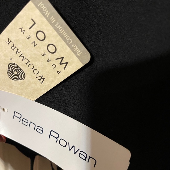 Rena Rowan black wool 2 piece pant suit-size 14 - Picture 8 of 14